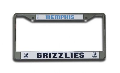 Memphis Grizzlies NBA Chrome Auto License Plate Frame