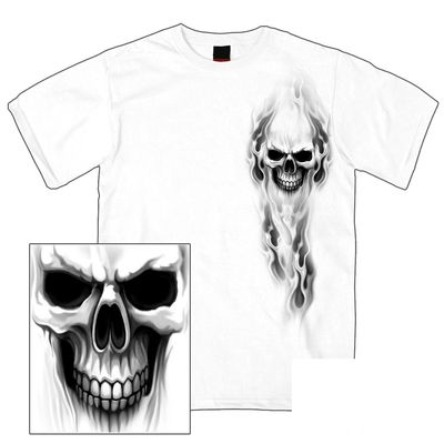 Men's Ghost Skull Double Sided T-shirt