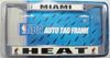 Miami Heat Auto License Frame