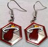 Miami Heat Dangle Earrings