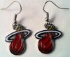 Miami Heat Dangle Earrings