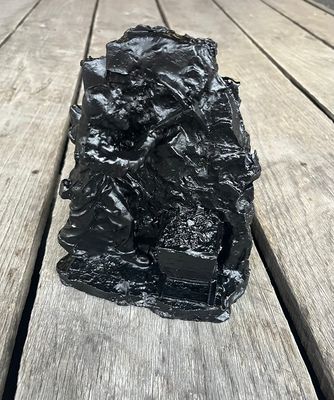 Miner working in coal mine