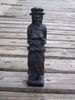 Handcrafted Colonial Woman Made from Coal in Kentucky