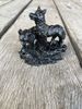 Handcrafted Two Wolves Made from Coal by Kentucky Artisans