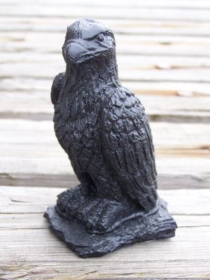 Small Eagle Coal Figurine Handcrafted by Kentucky Artisans