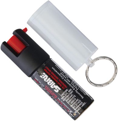 Sabre Maximum Strength Red Pepper Spray  UV Dye Keyring  #1 Brand Police Use