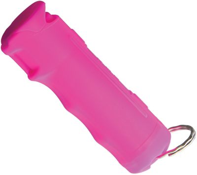 Police Magnum Pepper Spray Neon Pink Hard Case with Keyring