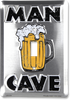 Man Cave Metal Light Switch Plate
