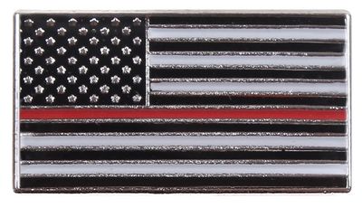 Thin Red Line Flag Lapel Pin