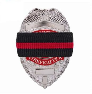 Thin Red Line Mourning Band