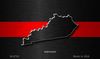 Kentucky Thin Red Line Magnet