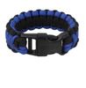 Deluxe Thin Blue Line Paracord Bracelet 8"