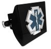 EMT Emblem on Black Plastic Hitch Cover