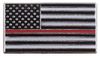 Thin Red Line Flag Lapel Pin