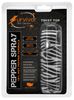 1/2 Ounce Survivor Pepper Spray Keychain - Zebra