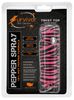 1/2 Ounce Survivor Pepper Spray Keychain - Pink Zebra