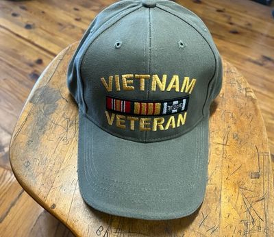 Vietnam Veteran Deluxe Vintage Low Profile Insignia Cap
