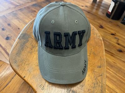 Deluxe Army Embroidered Low Profile Insignia Cap