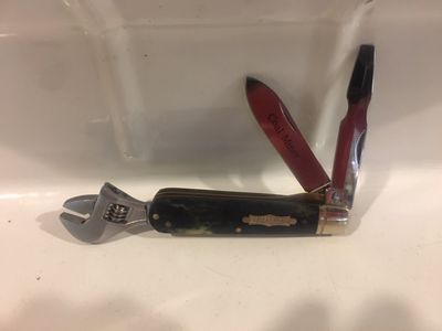 Rough Riders Coal Miner Utility Horn  Knife