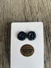 Sunflower Stud Earrings Handmade From Coal by Kentucky Artisans