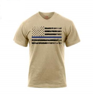 Desert Sand Thin Blue Line T-Shirt