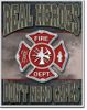 Real Heroes Don't Need Capes - Fireman Tin Sign