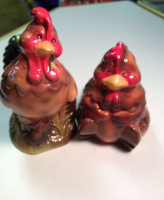 Montana Silversmiths Chicken/Rooster Salt & Pepper Shakers