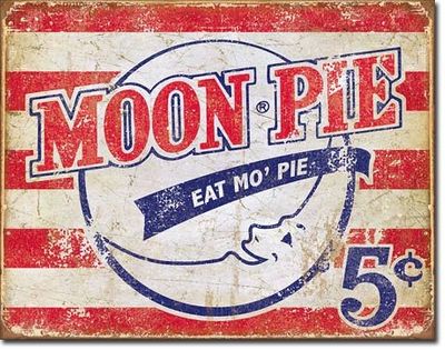 Moon Pie American Dream Nostalgic Tin Sign