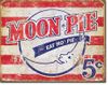 Moon Pie American Dream Nostalgic Tin Sign