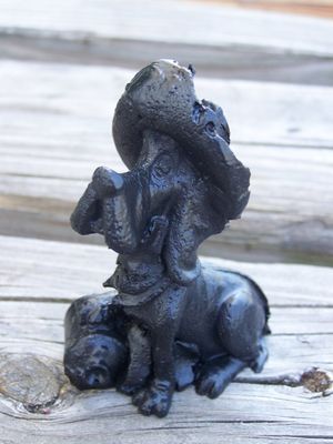 Moonshiner's Dog made from Coal