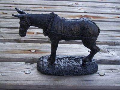 Mule Handcrafted from Coal by Kentucky Artisans