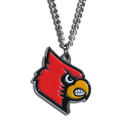 NCAA Louisville Cardinals Pendant Chain Link Necklace