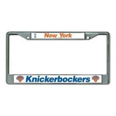 New York Knicks NBA Chrome Auto License Plate Frame Cover