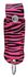 1/2 Ounce Survivor Pepper Spray Keychain - Pink Zebra
