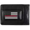 Thin Red Line Firefighter Flag Leather Cash and Cardholder