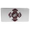 Sculpted Moneyclip - Fire Fighter Cross