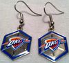 Oklahoma City Thunder NBA Dangle Earrings