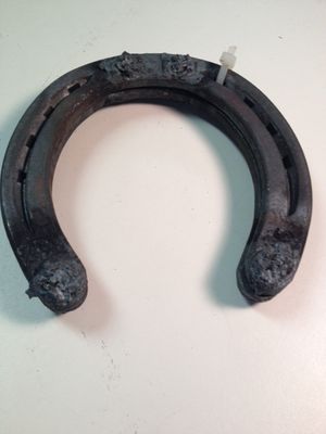 One Pair Plain Shoe with Borium