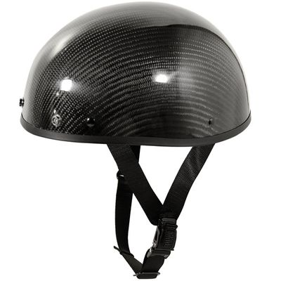 Outlaw Slim-G Carbon Glossy Half Helmet