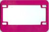 Pink Metal Motorcycle Licesne Plate Frame