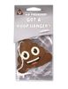 Poop Emoji Air Freshener "Got a Poop Hanger" - Coconut Scent, 2-Pack