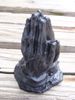 Praying Hands made from coal