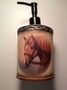 Resin Horse Lotion Dispenser.