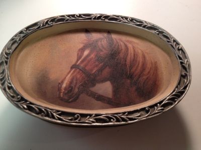 Resin Horse Soap Dish  