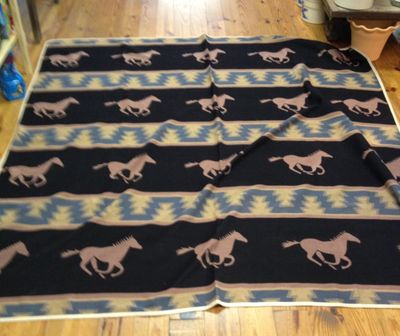 Running Horses Bedspread 88" x 96" 