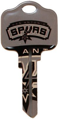San Antonio Spurs NBA KW1 Kwikset House Key Blank