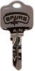 San Antonio Spurs NBA KW1 Kwikset House Key Blank