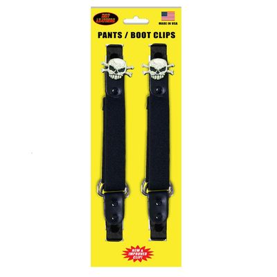 Skull N' Bones Motorcycle Riding Pant Clips