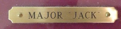 Solid Brass Personalized Saddle Plate