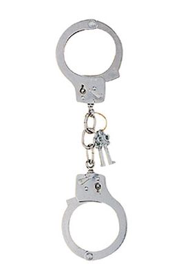 Steel Nickel Finish Handcuffs 